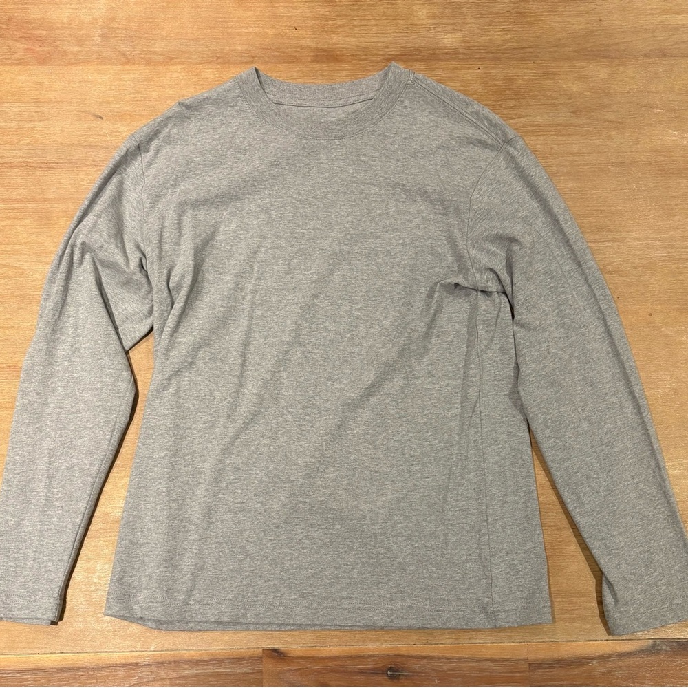 Gray Long Sleeve Men's Shirt